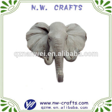 Polyresin animal head elephant head clothes wall hanger